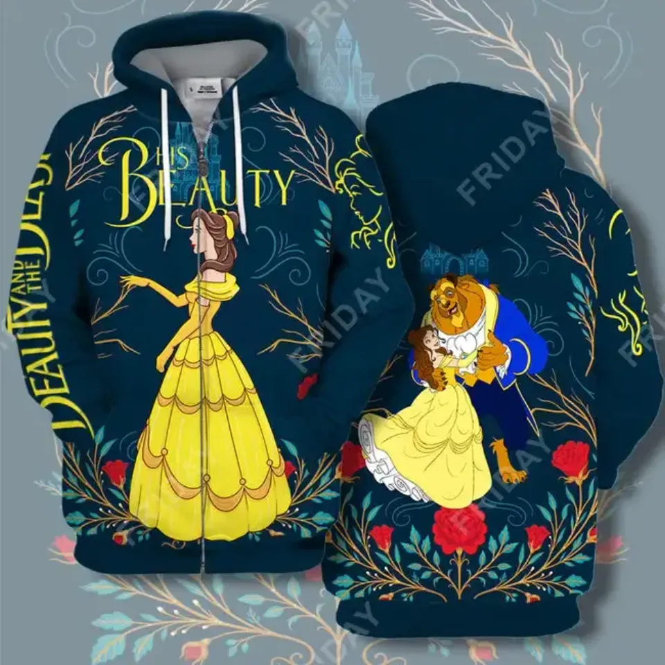 Disney Beauty and the Beast 3D Zip