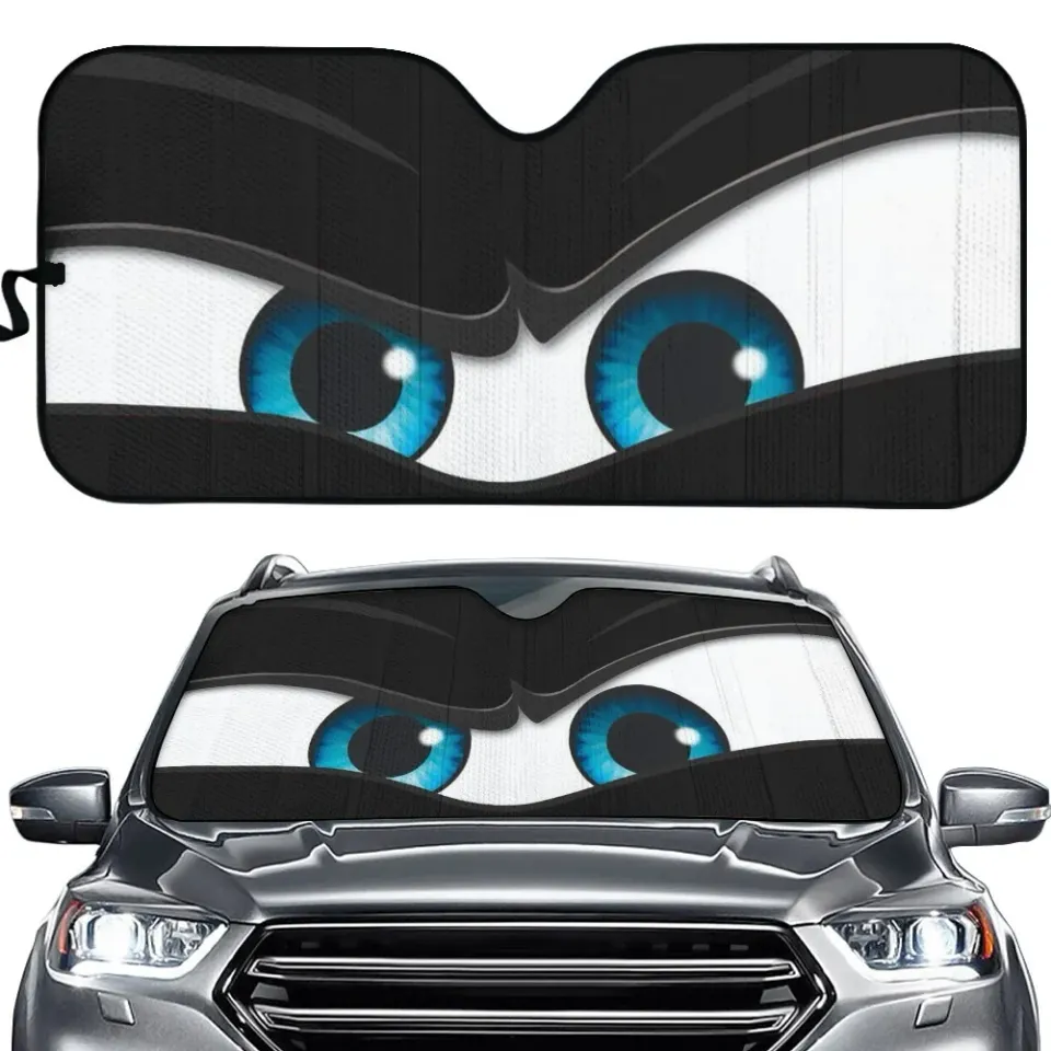 3D Cool Anger Eyes Printing Car Shades