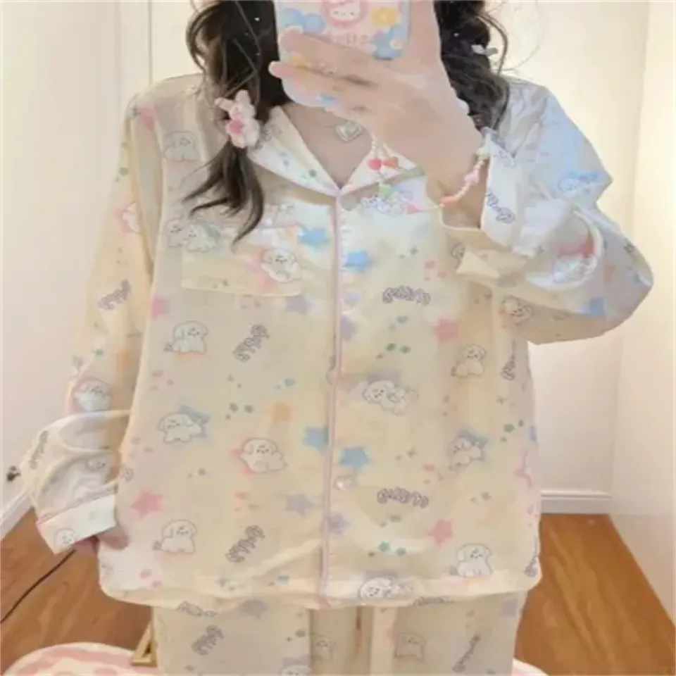 Cartoon Sanrios Hello Kitty Pajamas Sets