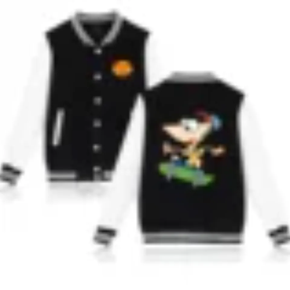 Disney Phineas And Ferb Jacket, Disney Baseball Jacket