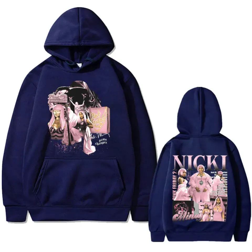 Rapper Nicki Minaj Pink Friday 2 Print Hoodie