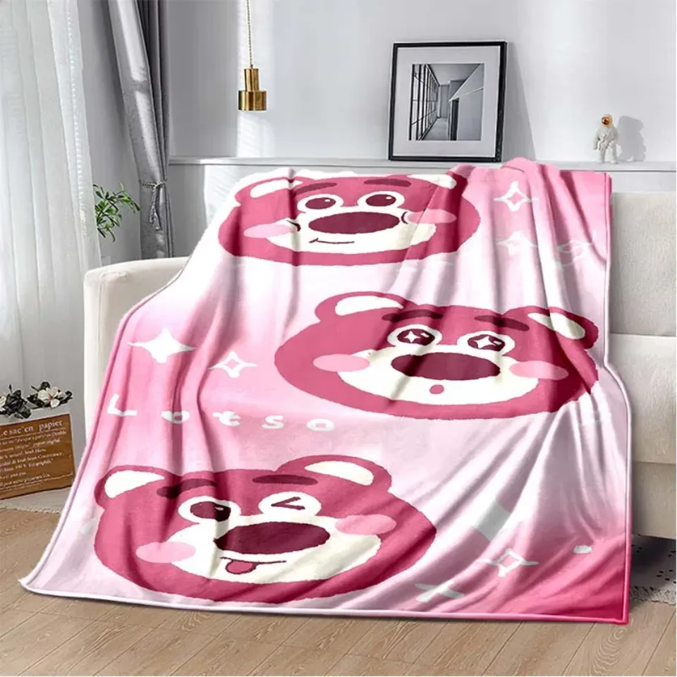 Warm Soft Disney Lotso Huggin Bear Custom Blanket