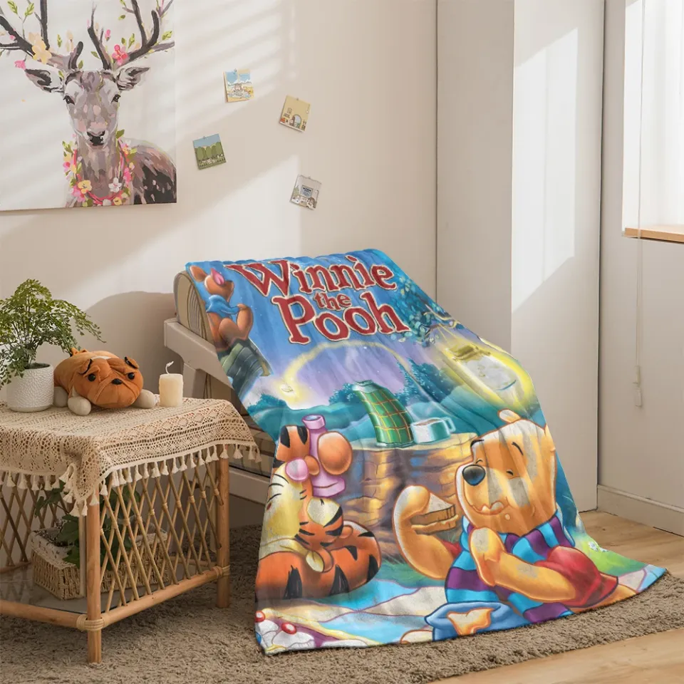 DisneyWinnie The Pooh Print Four Seasons Blanket