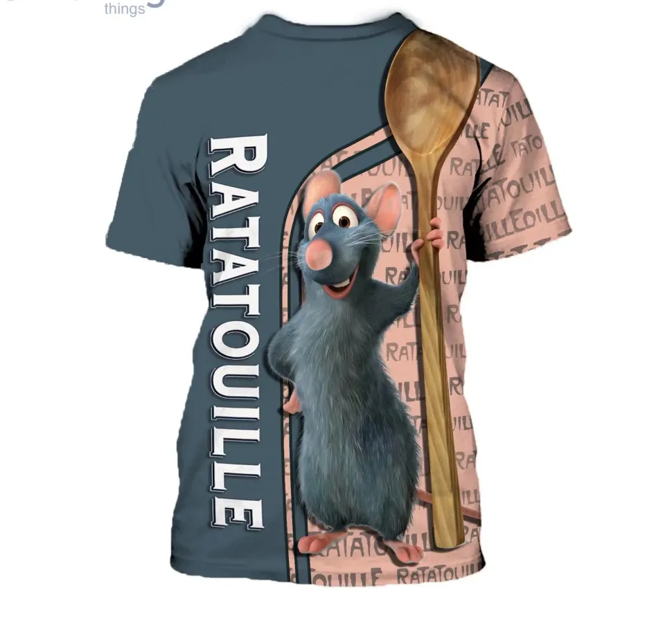 Ratatouille Disney Shirt, Disney 3D Printed Shirt