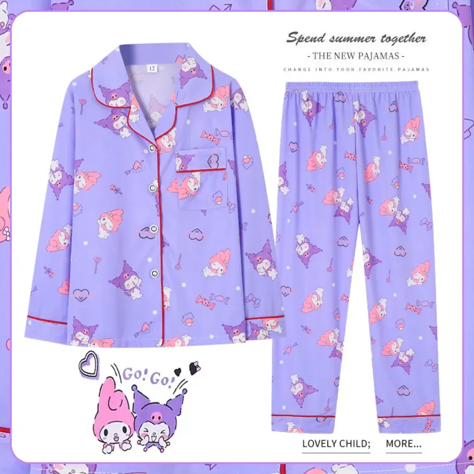 2024 Spring Autumn Children Pajama Girl Pajamas Sets