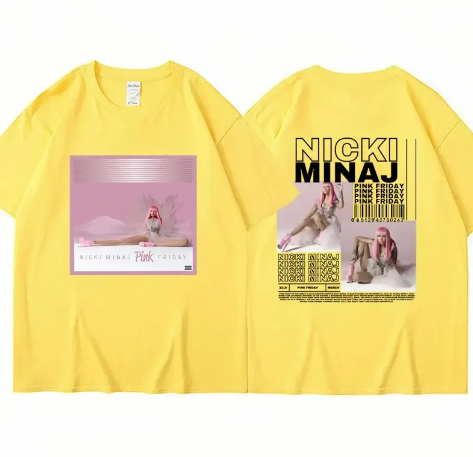 Rapper Nicki Minaj Pink Friday T Shirts Men Women