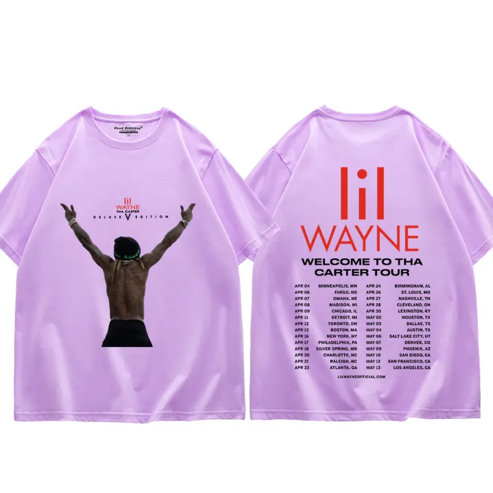 Rapper Lil Wayne Double Sided Graphic T Shirts