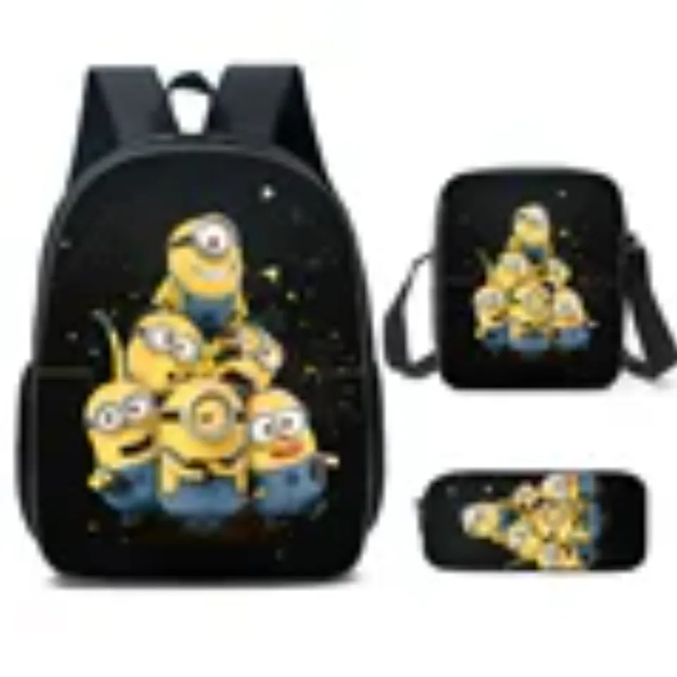 Minion Shool Backpack, Shoulder Bag, Minion Lover Gift, Back to School Gift