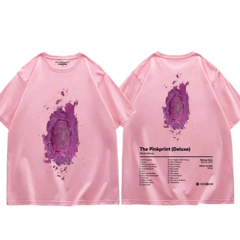 Singer Nicki Minaj Music Album Print T Shirt