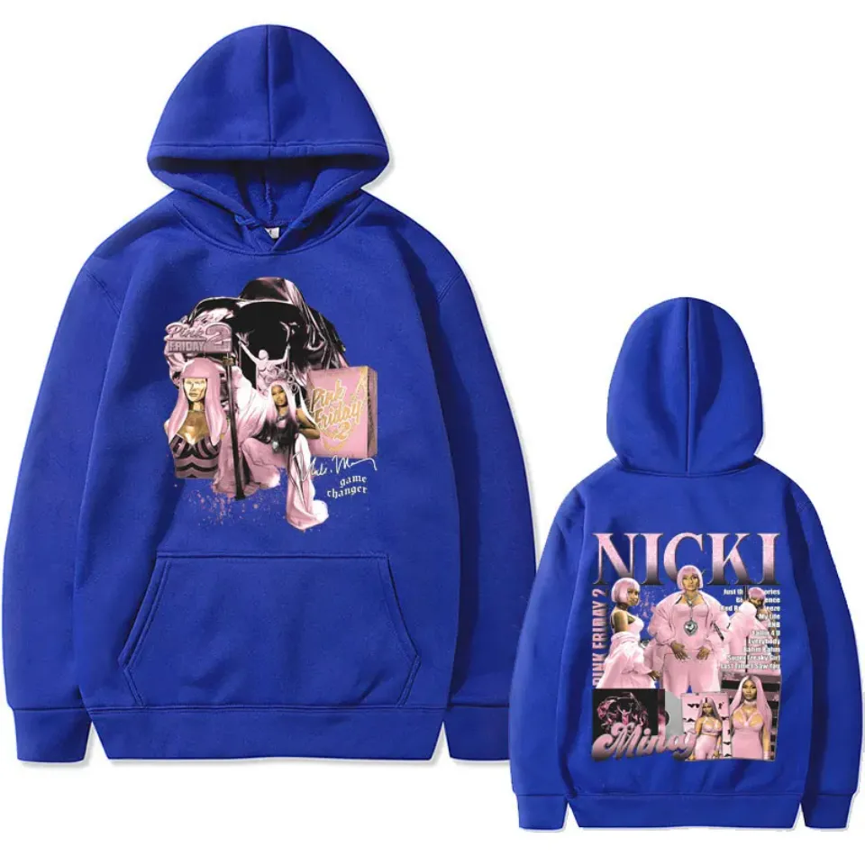 Rapper Nicki Minaj Pink Friday 2 Print Hoodie