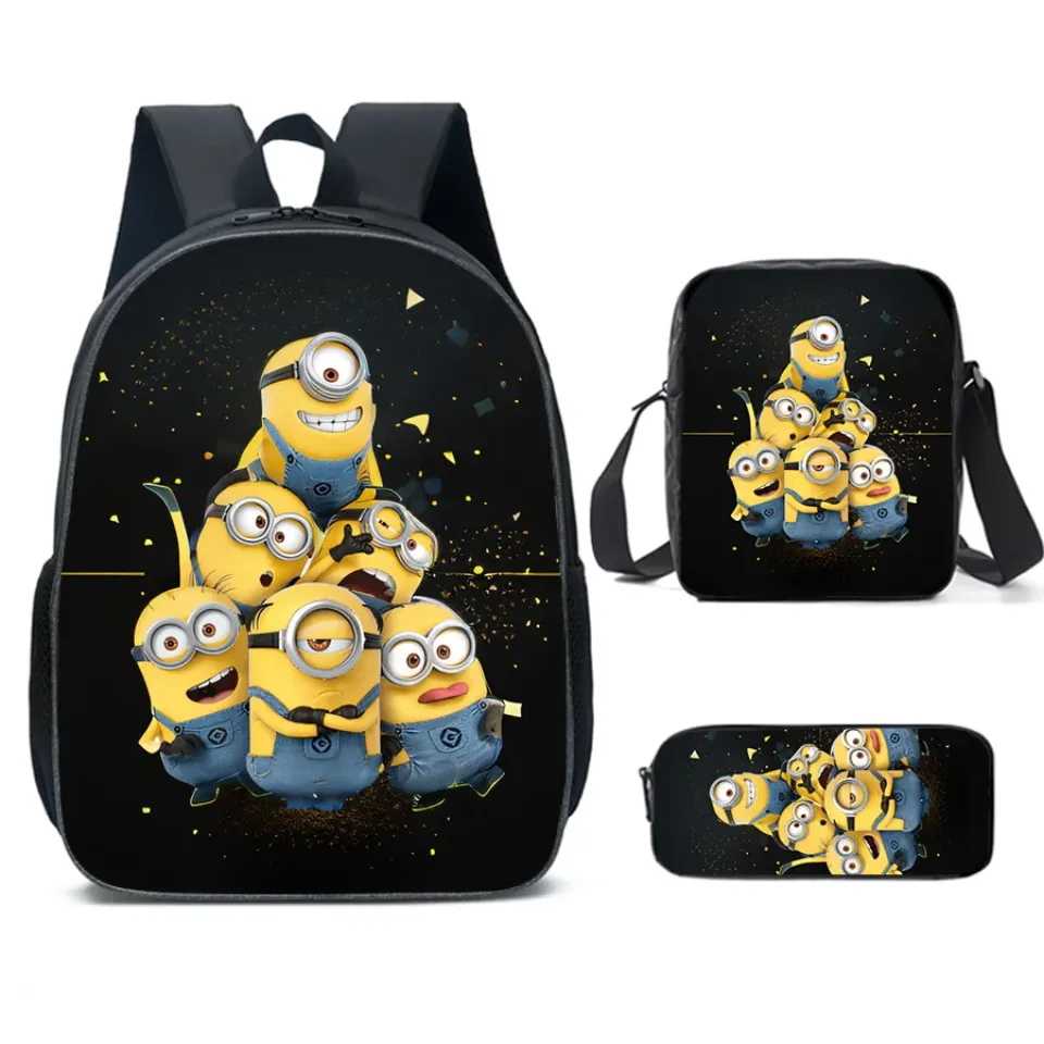 Minion Shool Backpack, Shoulder Bag, Minion Lover Gift, Back to School Gift