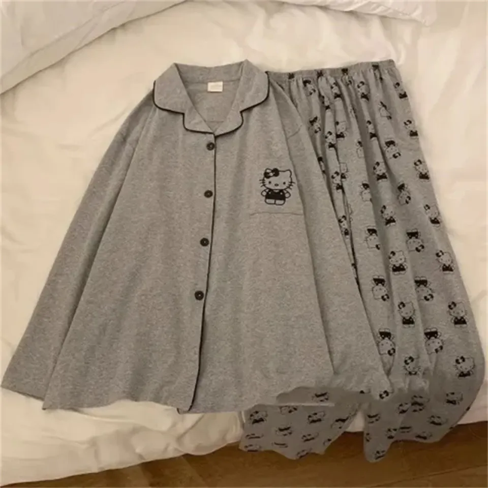 Cartoon Sanrios Hello Kitty Pajamas Sets