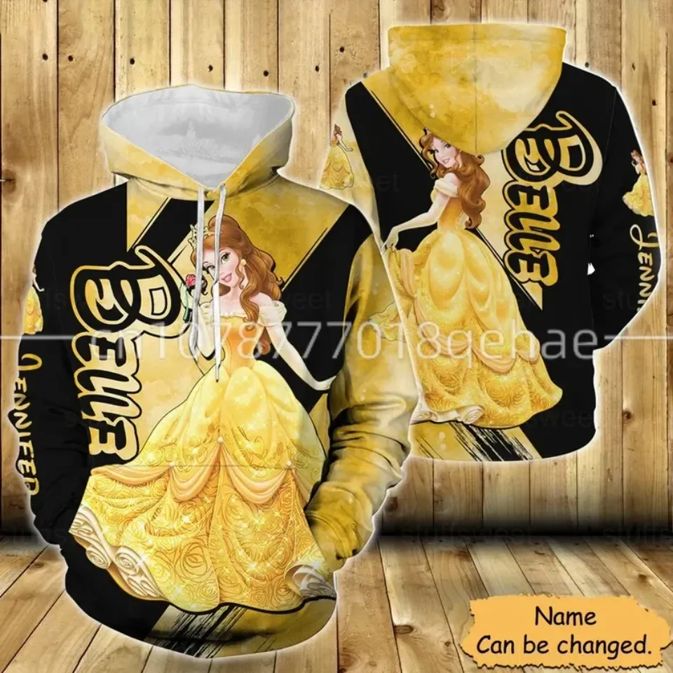 Disney Belle Princess 3D Hoodie