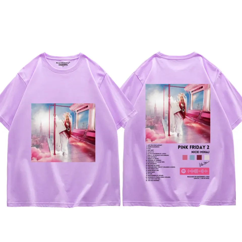 Singer Nicki Minaj Album Pink Friday 2 Graphic T Shirts
