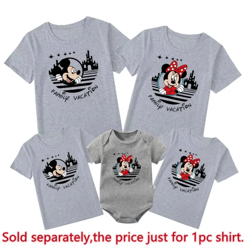 Disney Family Vacation Clothes Mickey Mouse Fashion Disneyland Trip T-shirts