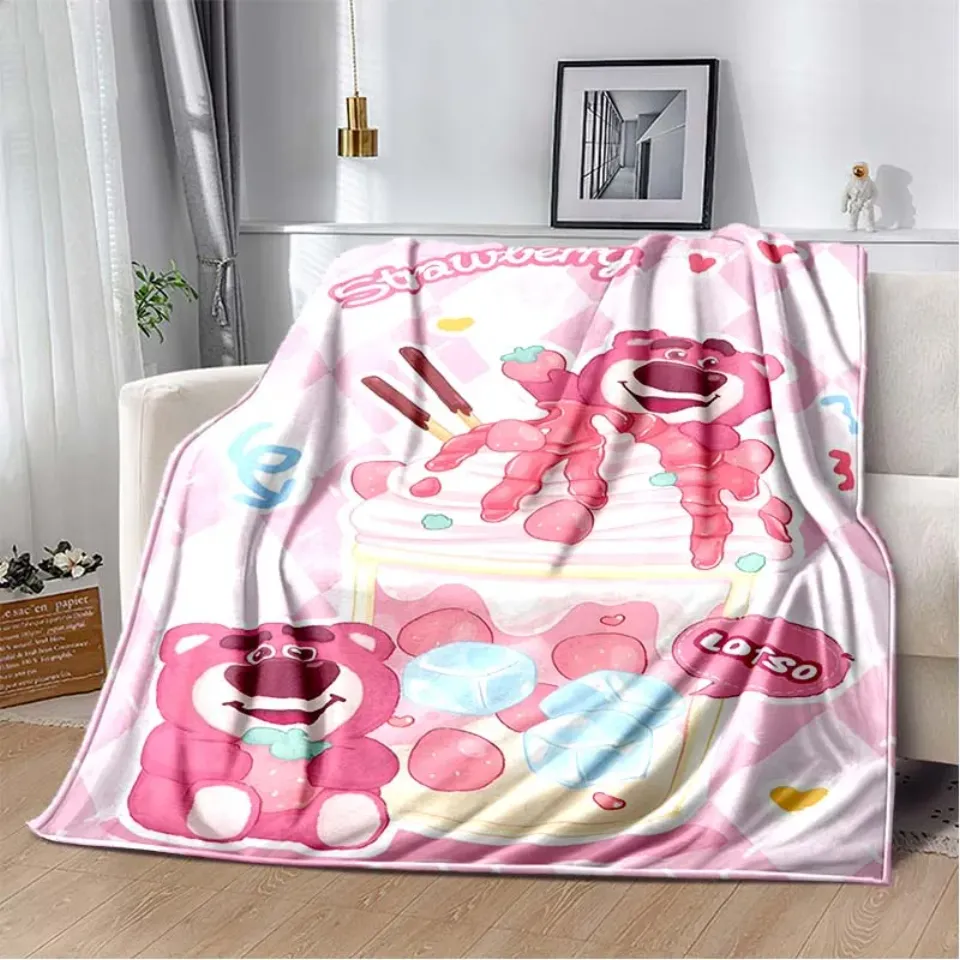 Warm Soft Disney Lotso Huggin Bear Custom Blanket