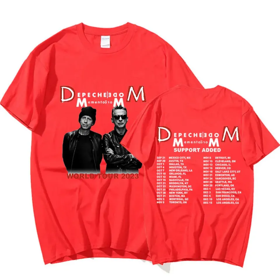 British Band Depeche Cool Mode Memento Mori Print T Shirts