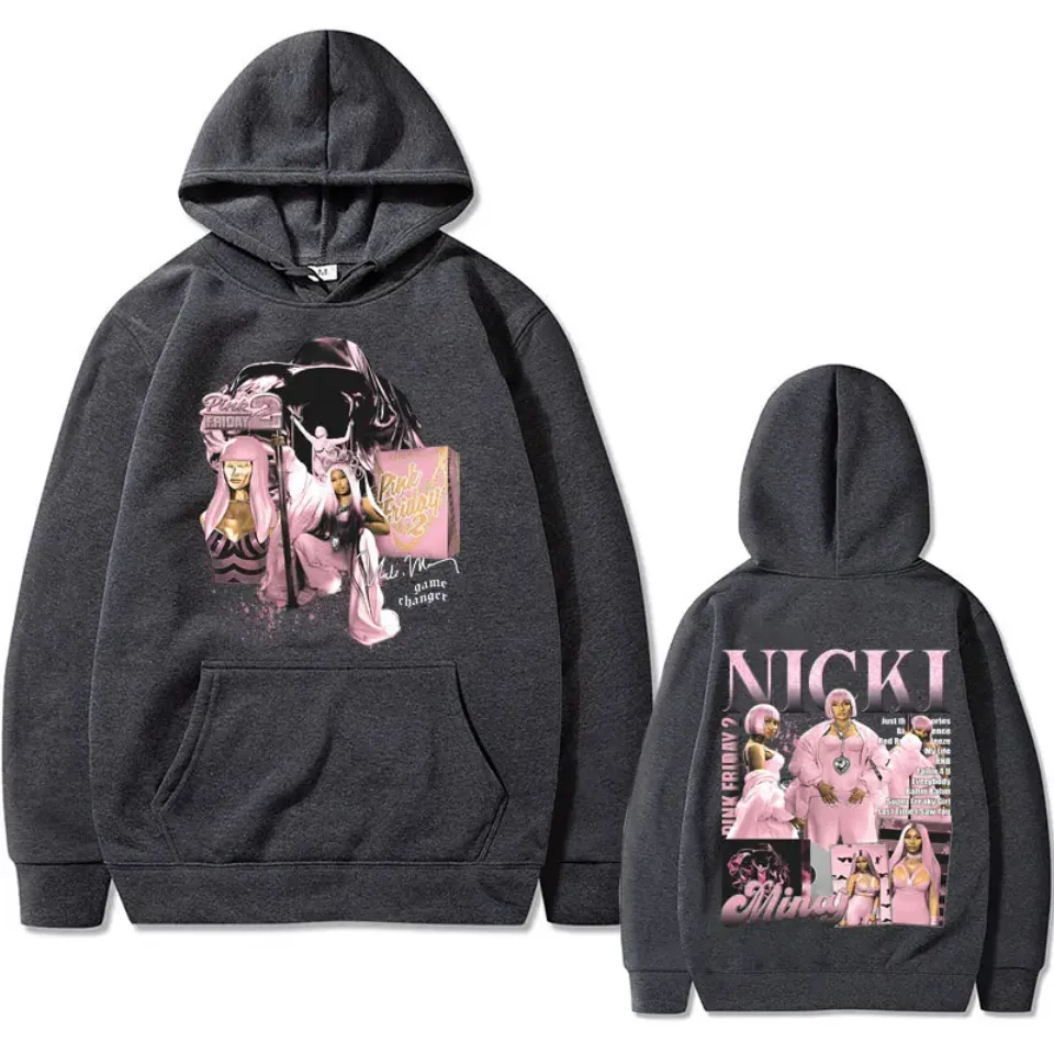 Rapper Nicki Minaj Pink Friday 2 Print Hoodie