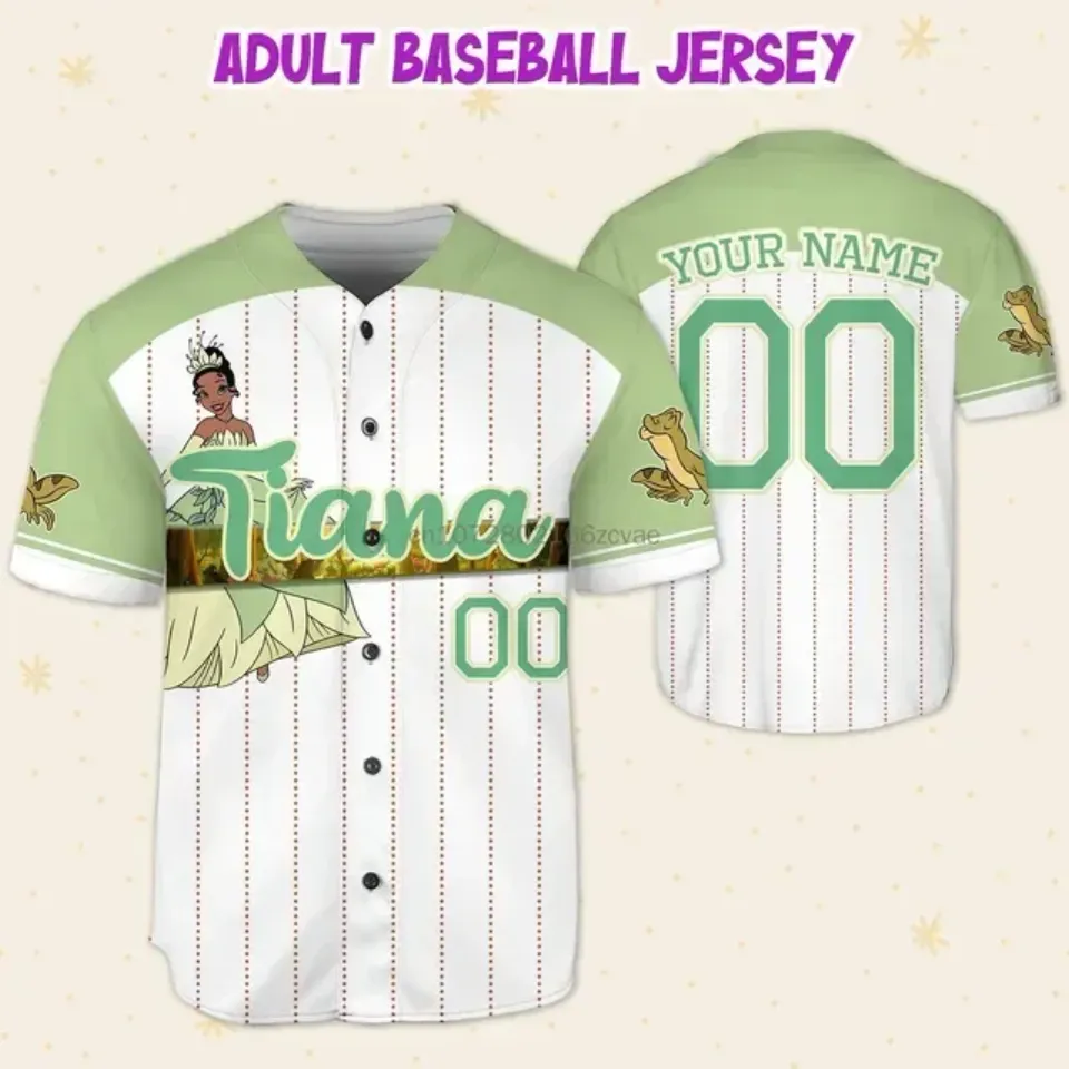 Disney Princess Tiana Baseball Jersey