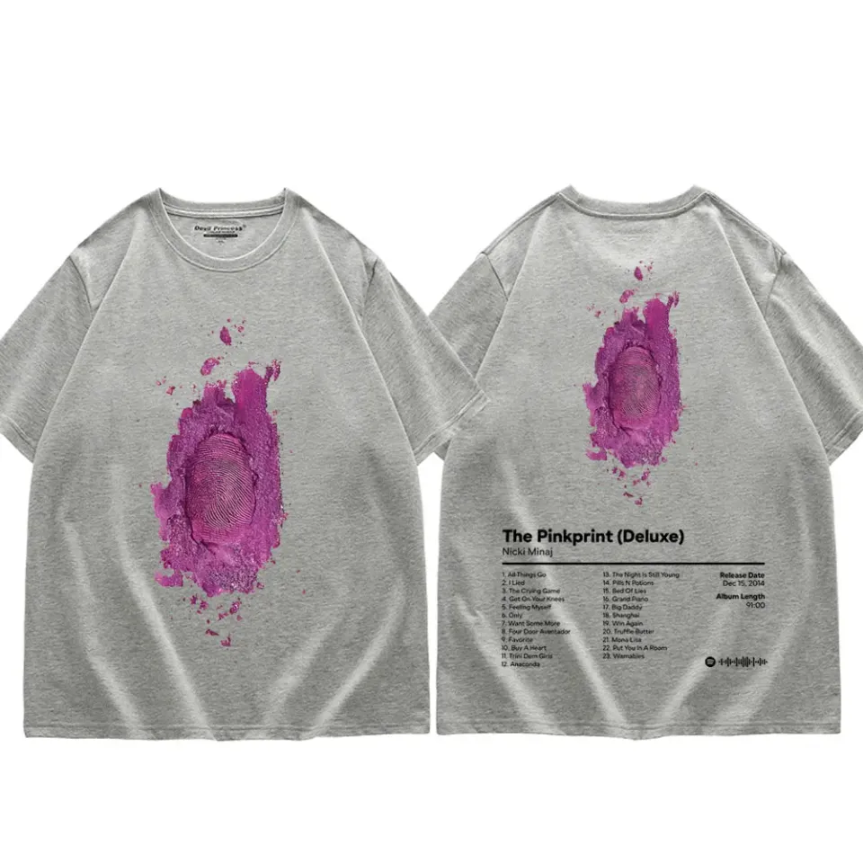 Singer Nicki Minaj Music Album Print T Shirt