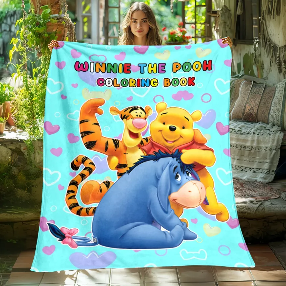 DisneyWinnie The Pooh Print Four Seasons Blanket