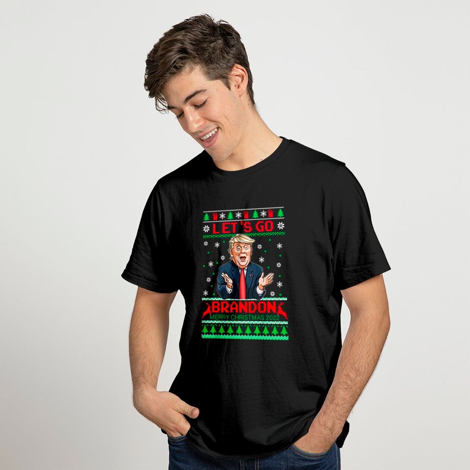Let's Go Branden Brandon Ugly Christmas 2022 T-Shirt