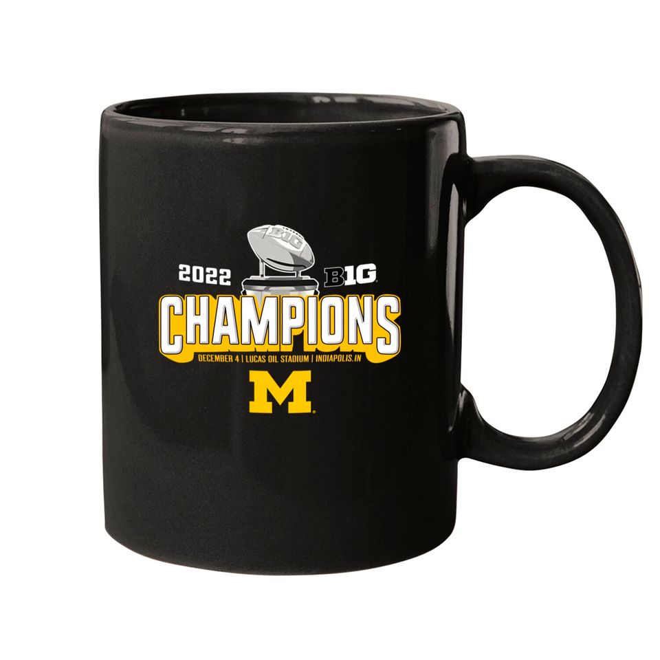 Big ten championship Mugs 2022, Michigan football big ten championship