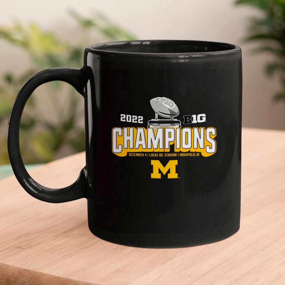 Big ten championship Mugs 2022, Michigan football big ten championship