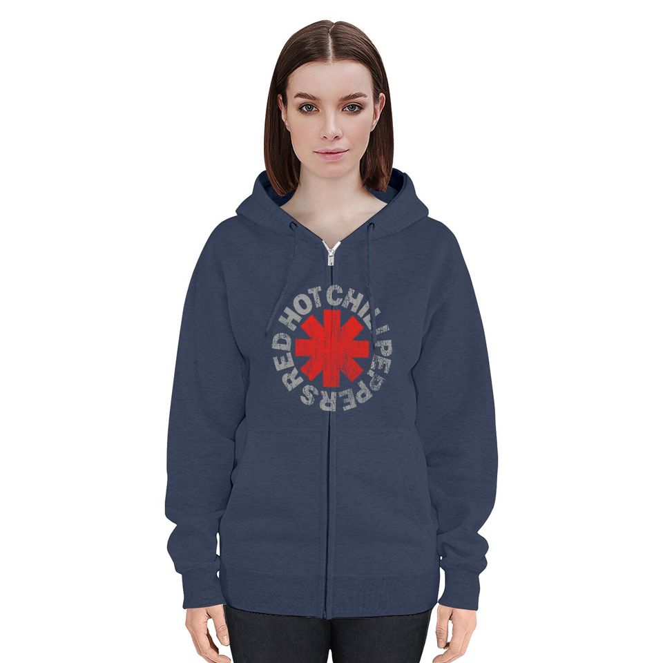 Red Hot Chili Peppers Asterisk Zip Hoodie