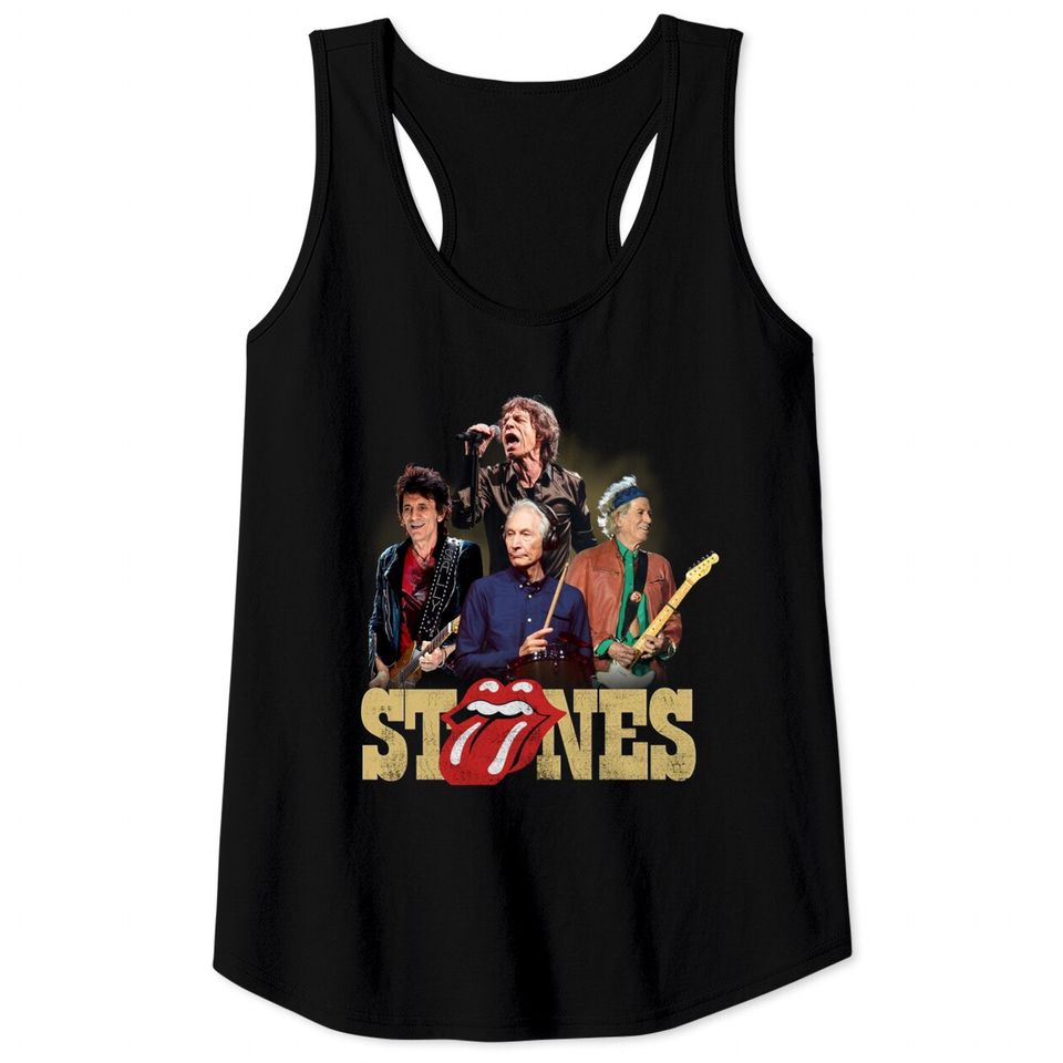 The Rolling Stones Rock Band Tank Tops