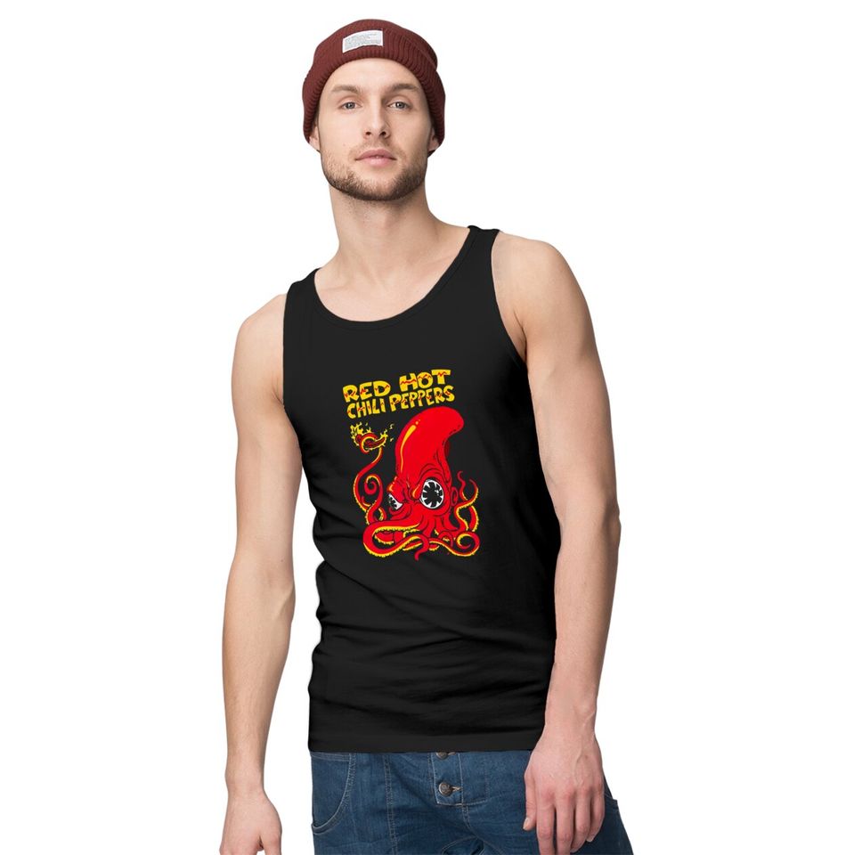 Red Hot Chili Peppers Rock Band Art Pullover Tank Tops