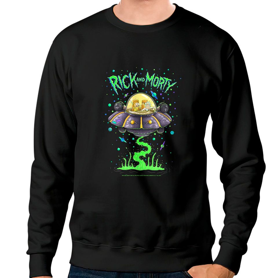 Rick and Rickandmorty Drunk Rick Ship Sweatshirts