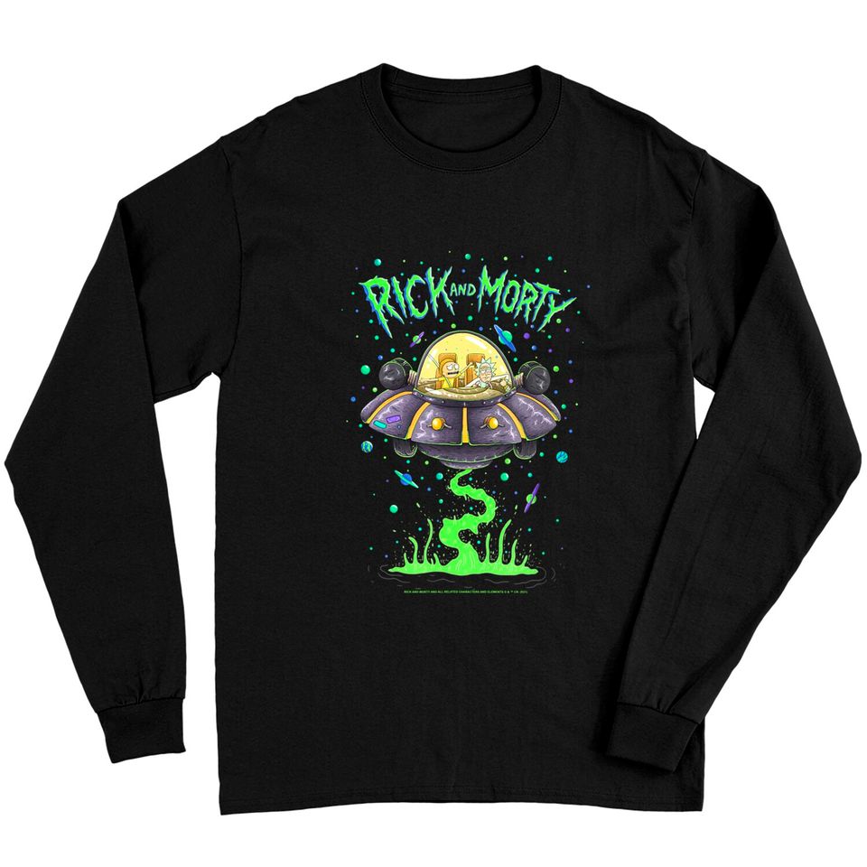 Rick and Rickandmorty Drunk Rick Ship Long Sleeves