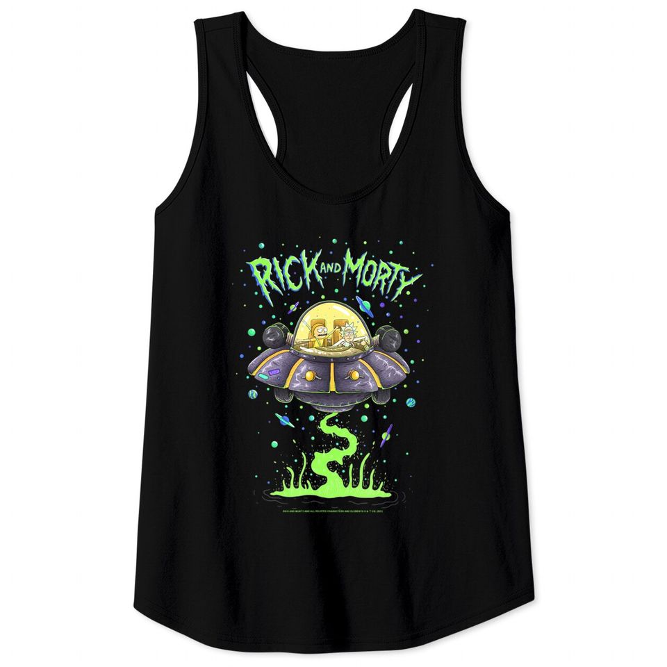 Rick and Rickandmorty Drunk Rick Ship Tank Tops