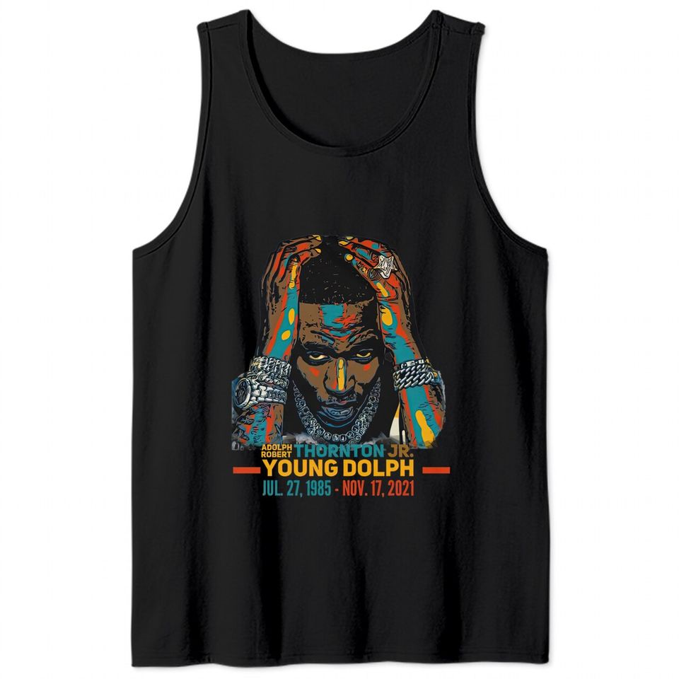 RIP Young Dolph Hip Hop Vintage Tank Tops