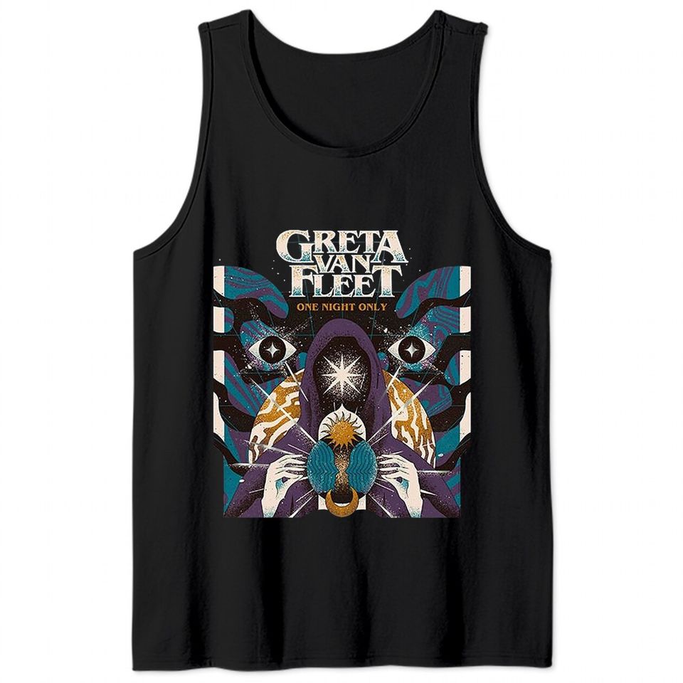 Greta Van Fleet, Greta Van Fleet Shirt, Greta Van Fleet Tie Dye Tank Tops