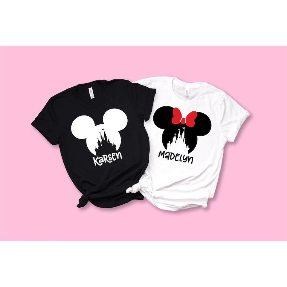 Mickey Minnie Disneyland Family Matching T-Shirts