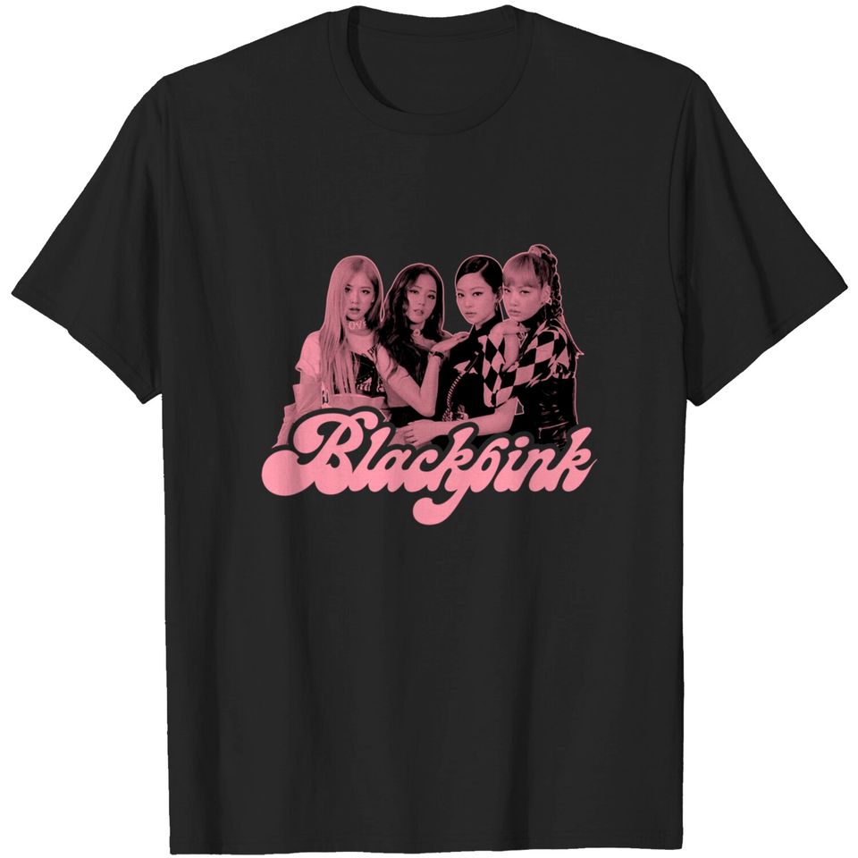 Blackpink   Pink Photo T-Shirt