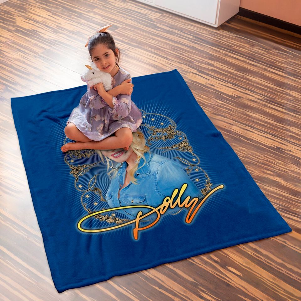 Dolly Parton Vintage Relaxed Fit Classic Baby Blankets
