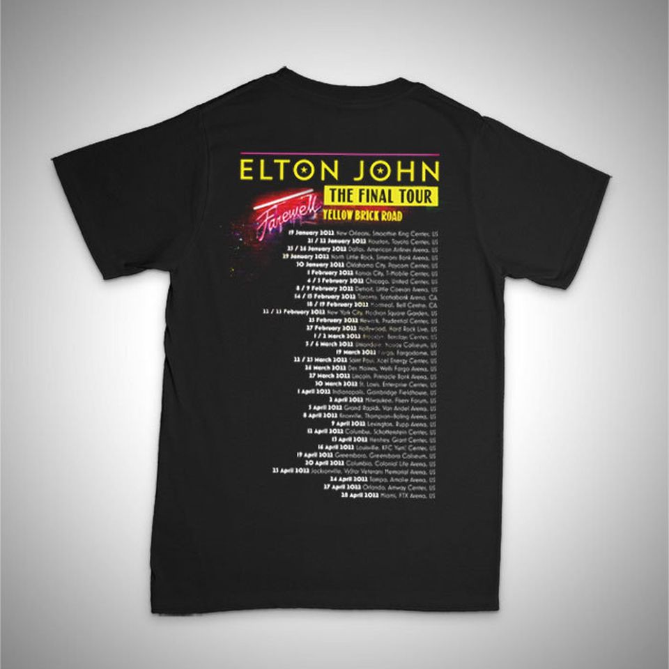 ELTON JOHN T shirt Farewell Tour 2022 T-Shirt