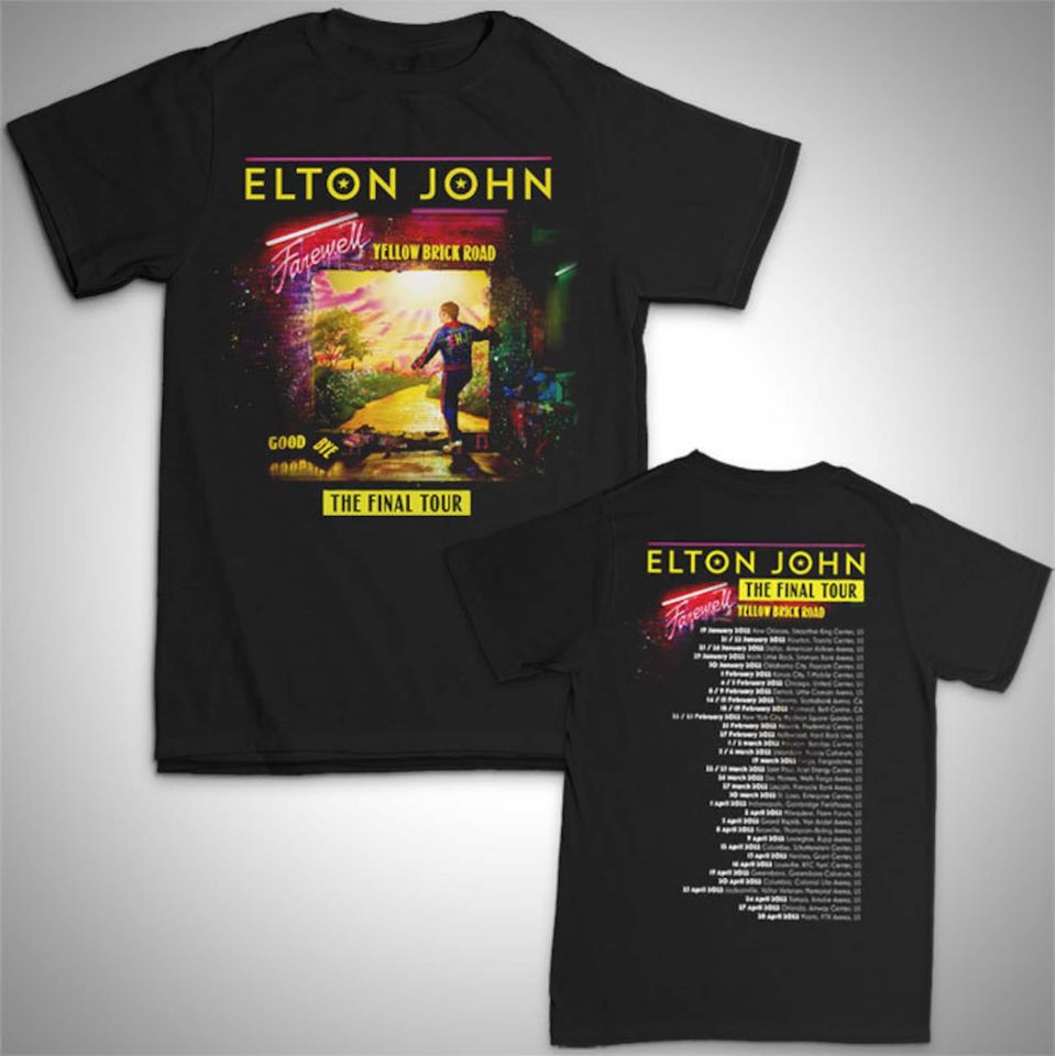 ELTON JOHN T shirt Farewell Tour 2022 T-Shirt