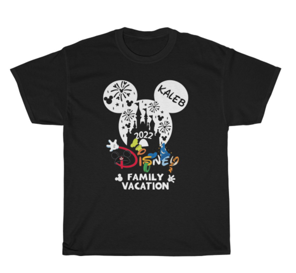 Disney Family Vacation 2022 Shirt, Disney Trip Mickey Minnie Family Shirt, Disneyworld Custom T Shirt