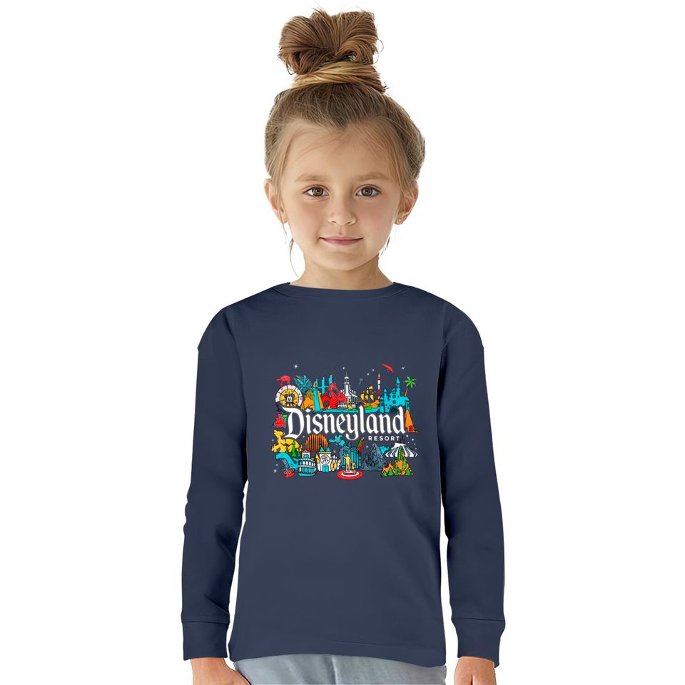 Disneyland Family  Kids Long Sleeve T-Shirts, Vintage Disneyland shirt, Retro Disney  Kids Long Sleeve T-Shirts, Family Vacation 2022 Shirt