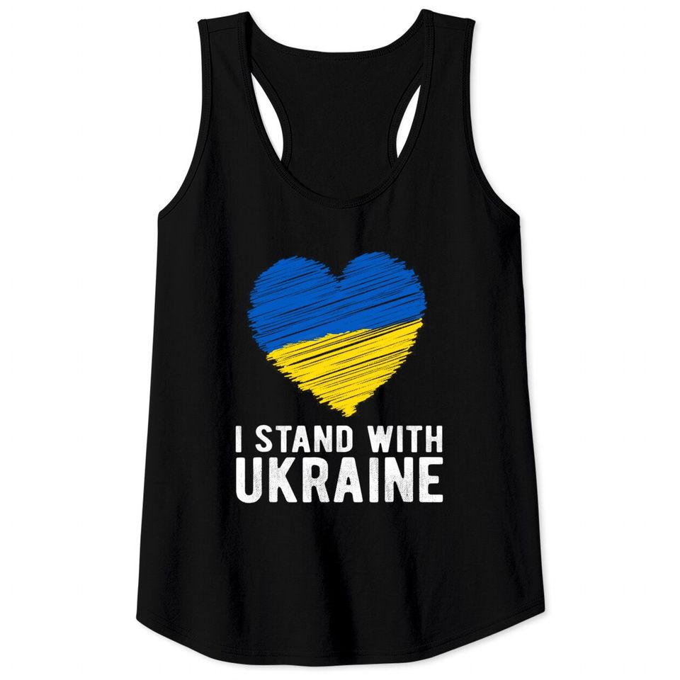 I Stand With Ukraine Tank Tops