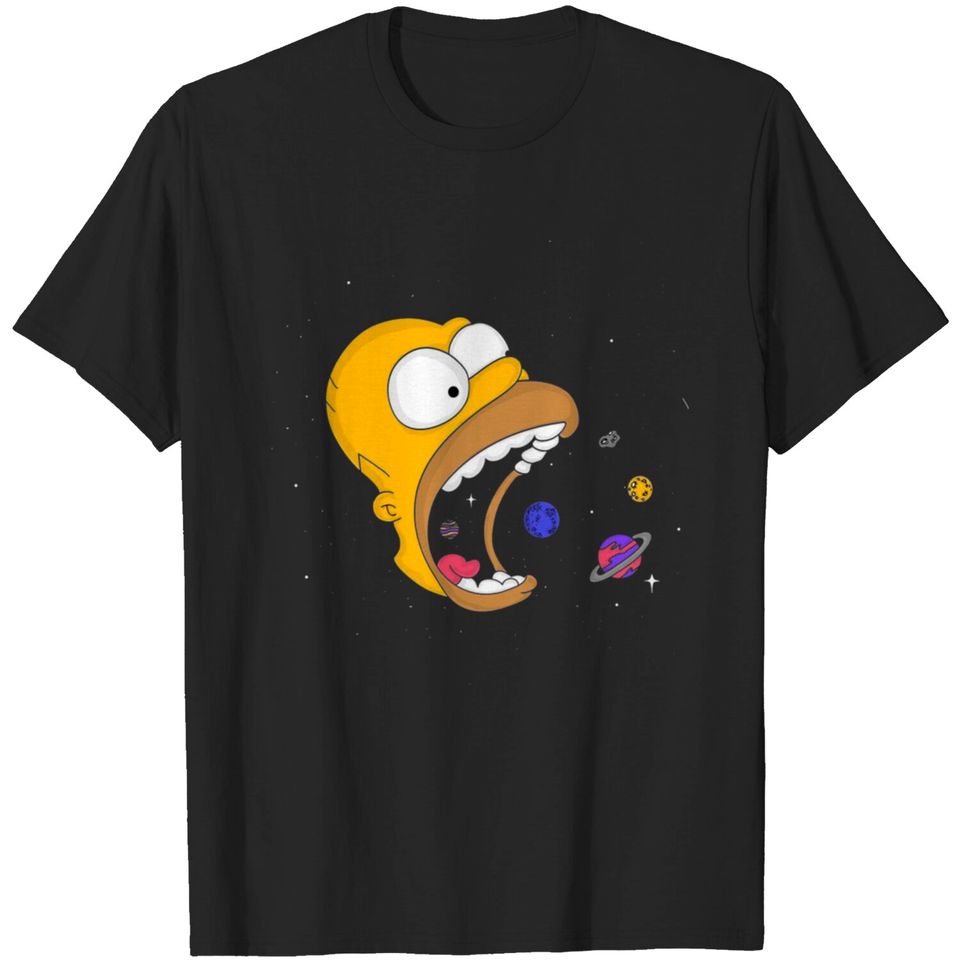 The Simpsons (space) T Shirt