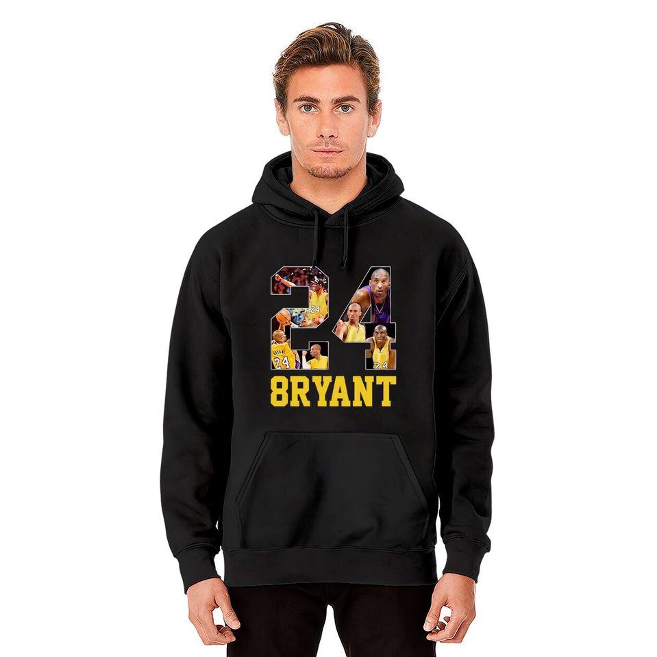 Kobe Bryant No.24 The Man The LA Basketball Hoodies