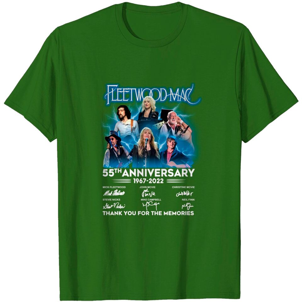 Fleetwood Mac 55th Anniversary 1967-2022 Signatures T-Shirt