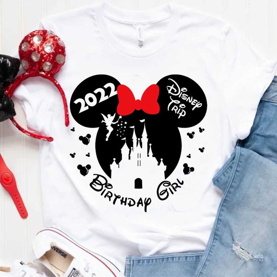 Disney Birthday Minnie Birthday Girl Disneyland Disney Birthday Squad Custom Shirts