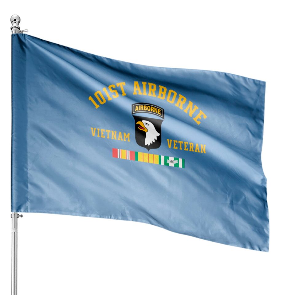 101st Airborne Division Vietnam Veteran Father Day House Flags