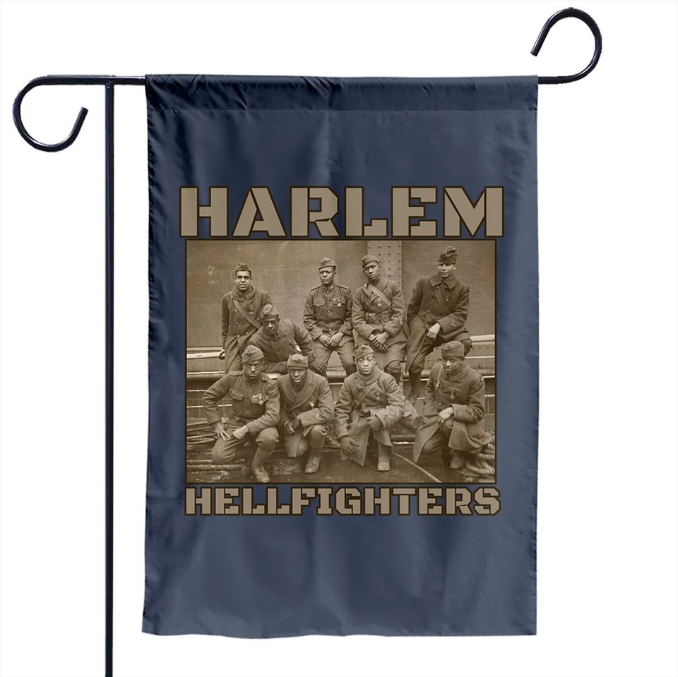 Black Military History Usa Black History Harlem Hellfighters Garden Flag